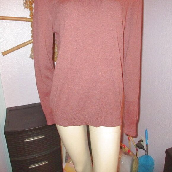 Arach & Cloz Sweater Men's Size L Soft Lambswool Blend Pullover Crew Career NWT - Picture 3 of 9